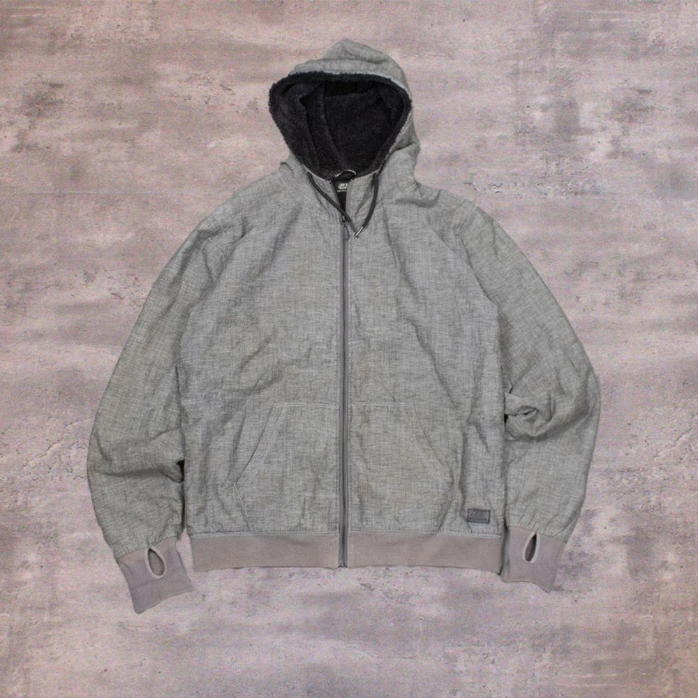 Y2K Diesel DSL sherpa "Sasquatch" zip hoodie jacket